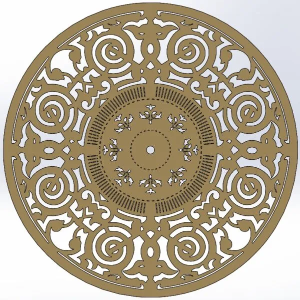 Premium circle dxf file download
