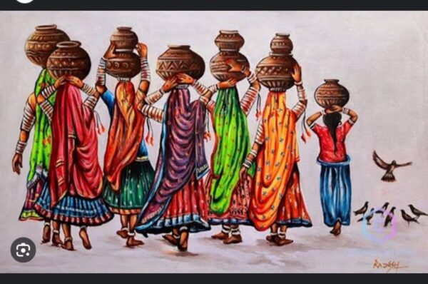 Rajasthani ladies dxf file
