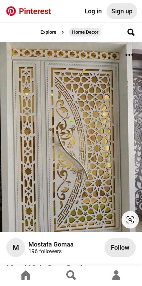 Door design dxf file