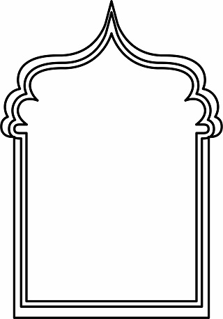 Mehrab or Front Border of temple-Type-1 (Pack of 28 CDR files for CNC & Laser)