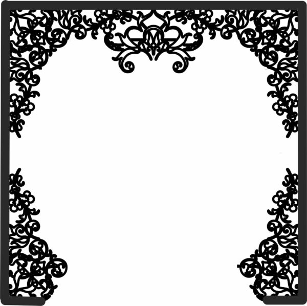 Mehrab or Front Border of temple-Type-1 (Pack of 28 CDR files for CNC & Laser)