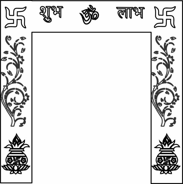 Mehrab or Front Border of temple-Type-1 (Pack of 28 CDR files for CNC & Laser)