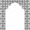 Mehrab or Front Border of temple-Type-1 (Pack of 28 CDR files for CNC & Laser)