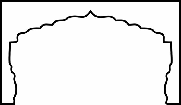 Mehrab or Front Border of temple-Type-1 (Pack of 28 CDR files for CNC & Laser)
