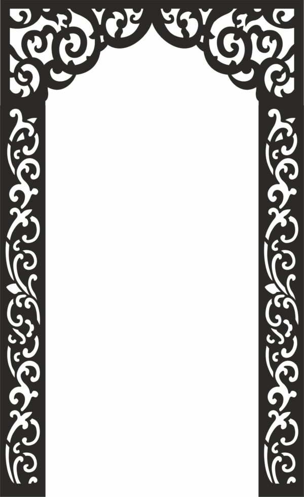 Mehrab or Front Border of temple-Type-1 (Pack of 28 CDR files for CNC & Laser)