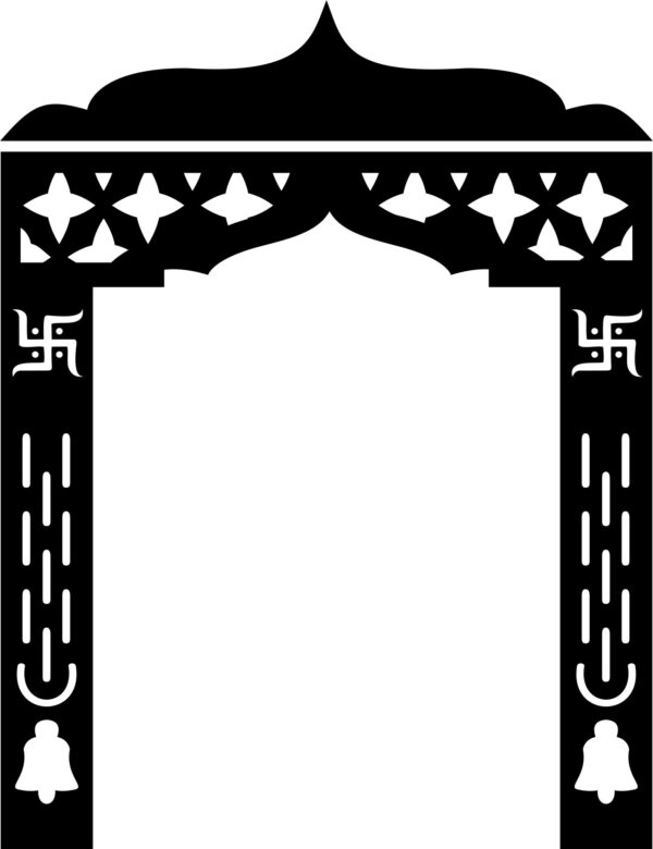 Mehrab or Front Border of temple-Type-1 (Pack of 28 CDR files for CNC & Laser)