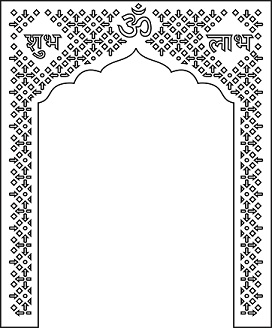 Mehrab or Front Border of temple-Type-1 (Pack of 28 CDR files for CNC & Laser)