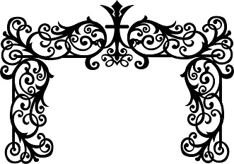 Mehrab or Front Border of temple-Type-1 (Pack of 28 CDR files for CNC & Laser)