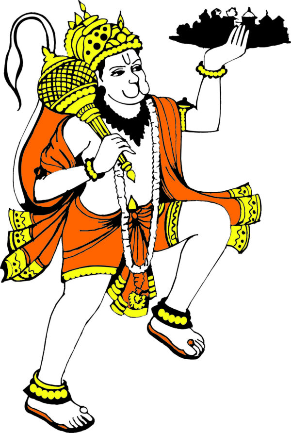 Shree Hnumanji or Bajrangbali or Anjney (60 CDR vector files)