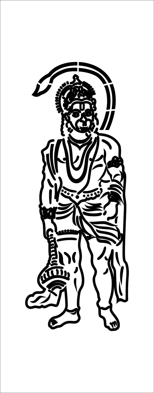 Shree Hnumanji or Bajrangbali or Anjney (60 CDR vector files)