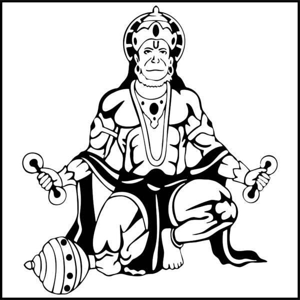 Shree Hnumanji or Bajrangbali or Anjney (60 CDR vector files)