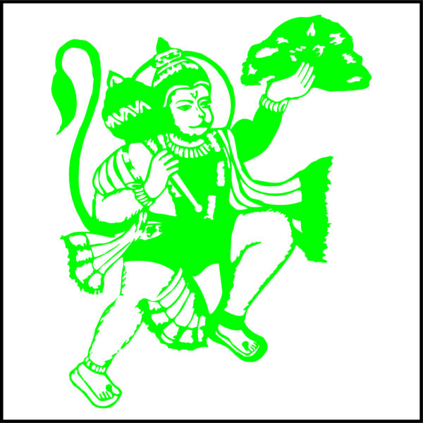 Shree Hnumanji or Bajrangbali or Anjney (60 CDR vector files)