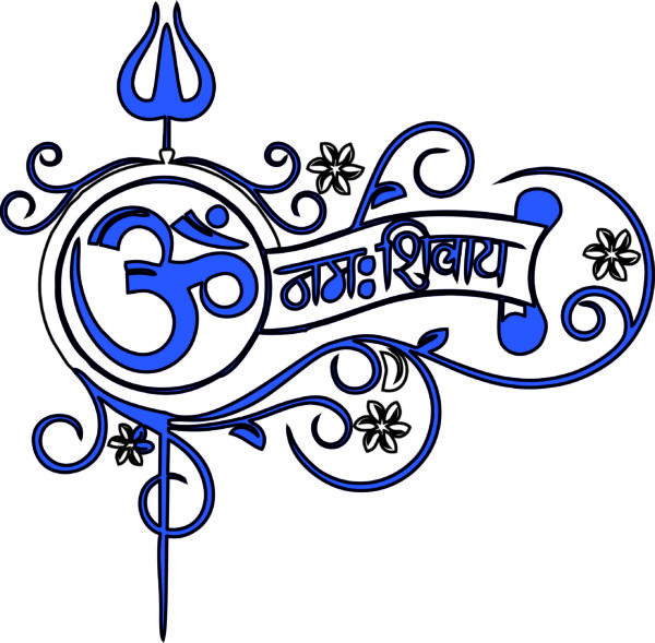 OM Namah Shivay (Ready to cut dxf & CDR file)