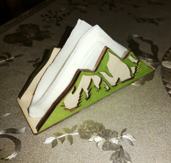 Napkin, Tissue & Glass Holder (Pack of more than 10 CDR Files)