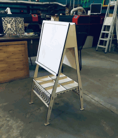 Easel or Painting Stand (6 Ready to cut CNC files)